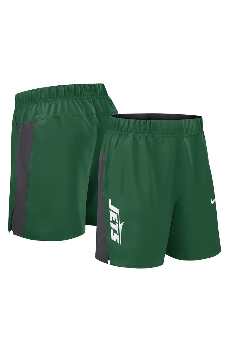 Nike Men's Nike Green New York Jets Woven Victory Performance Shorts, Main, color, Green