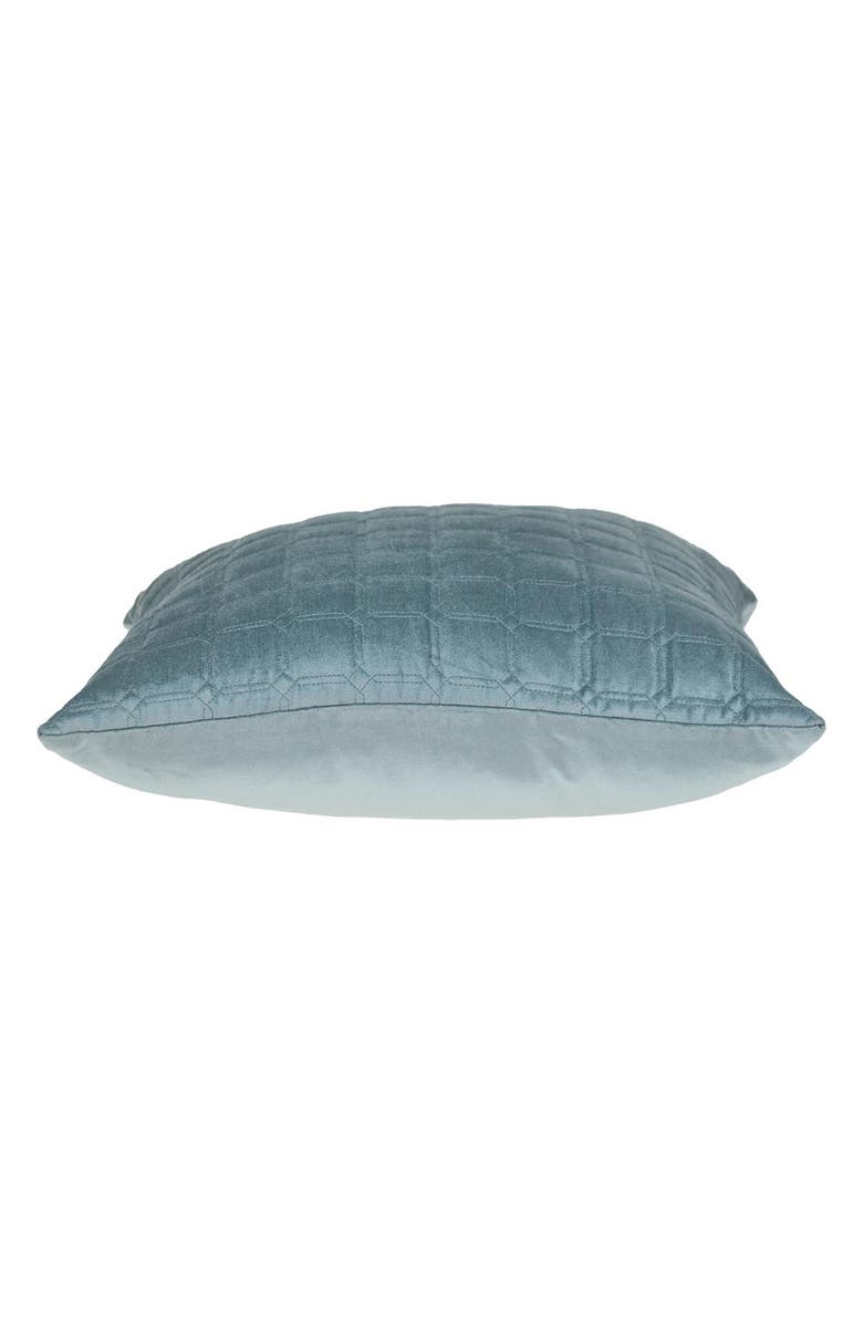 PARKLAND COLLECTION Marrisa Quilted Throw Pillow, Alternate, color, Gray