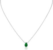 CZ by Kenneth Jay Lane Pear Pendant Necklace