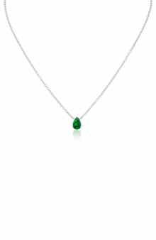 Pear Pendant Necklace