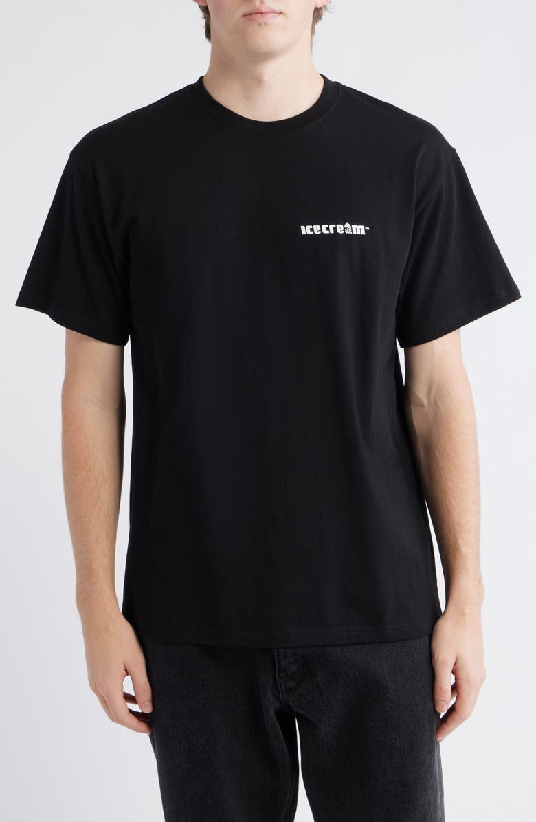 ICECREAM Cash Crop Graphic T-Shirt, Main, color, Black