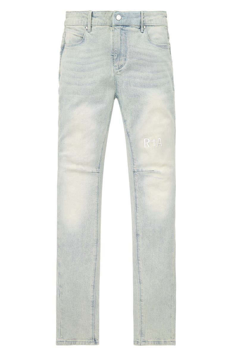 RtA Bryant Skinny Jeans, Main, color, Frozen Fade