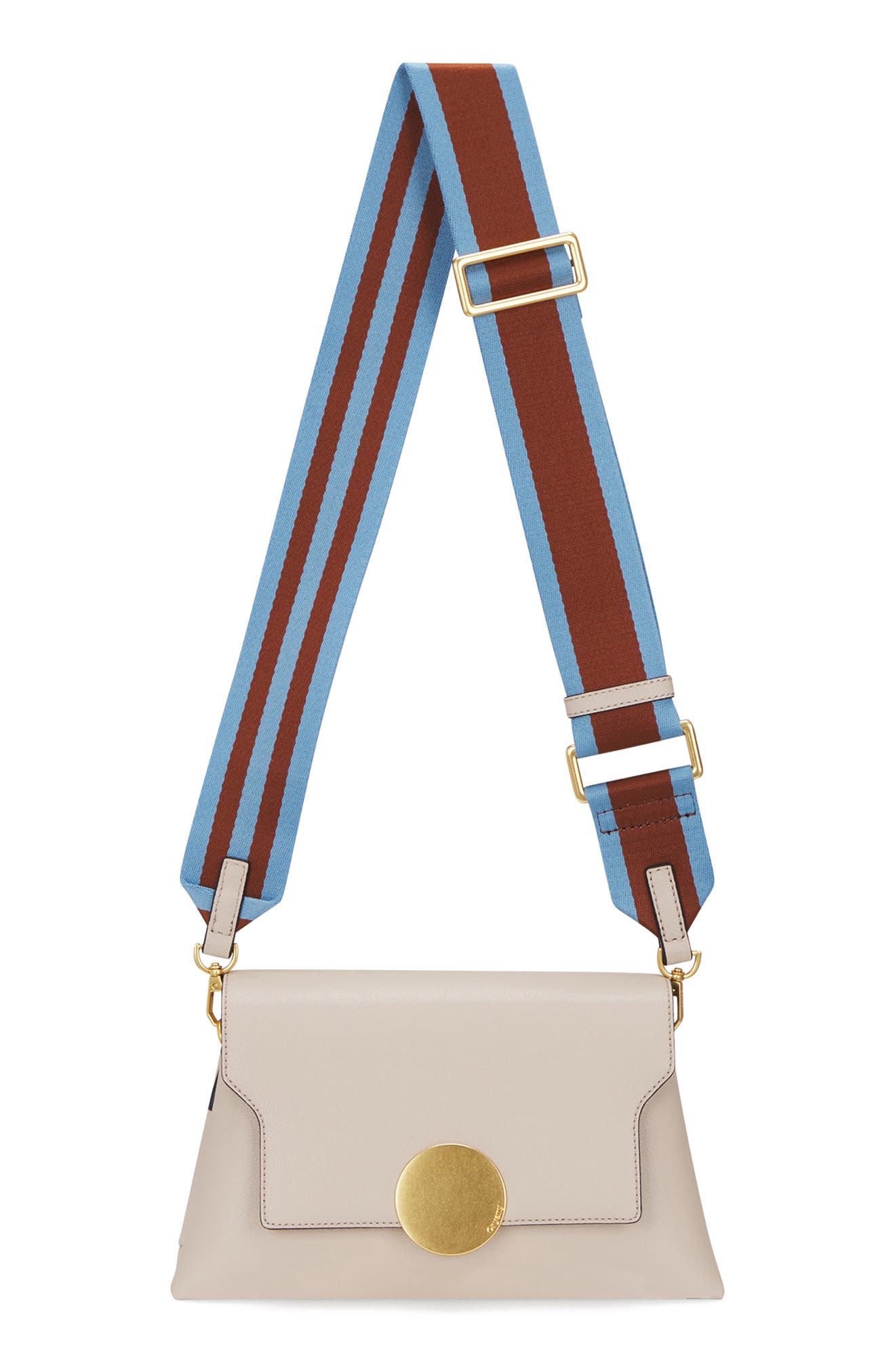 Lottie Flap Crossbody Bag, Alternate, color, CREAM