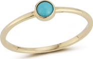 Ember Fine Jewelry 14K Gold Bezel Set Turquoise Ring