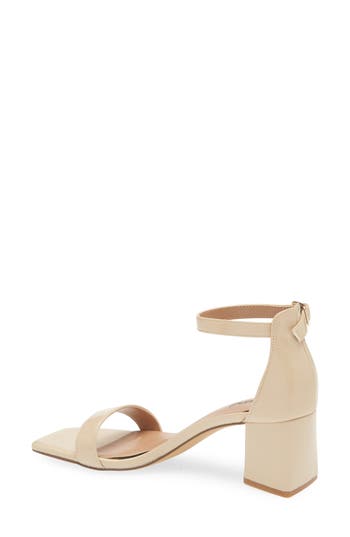 Abound Finn Ankle Strap Sandal In Beige Patent Crinkle