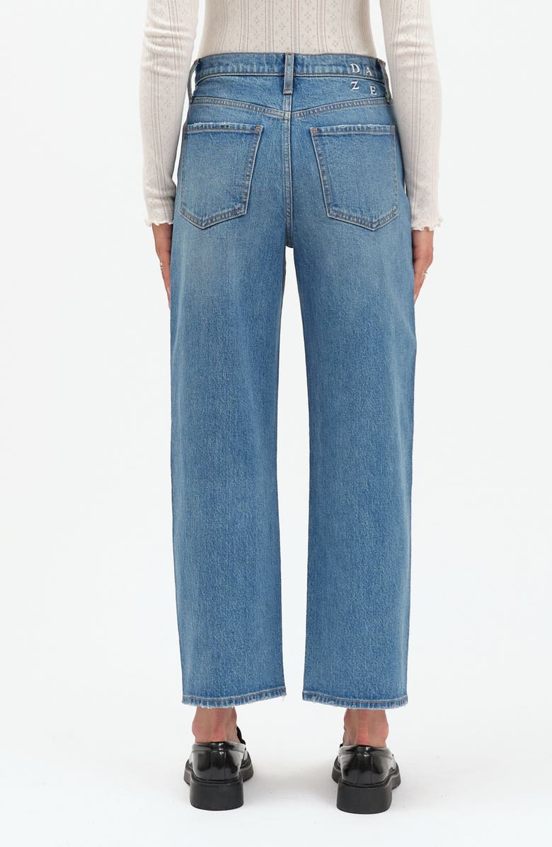 DAZE Westward High Waist Ankle Barrel Leg Jeans, Alternate, color, Nailed It