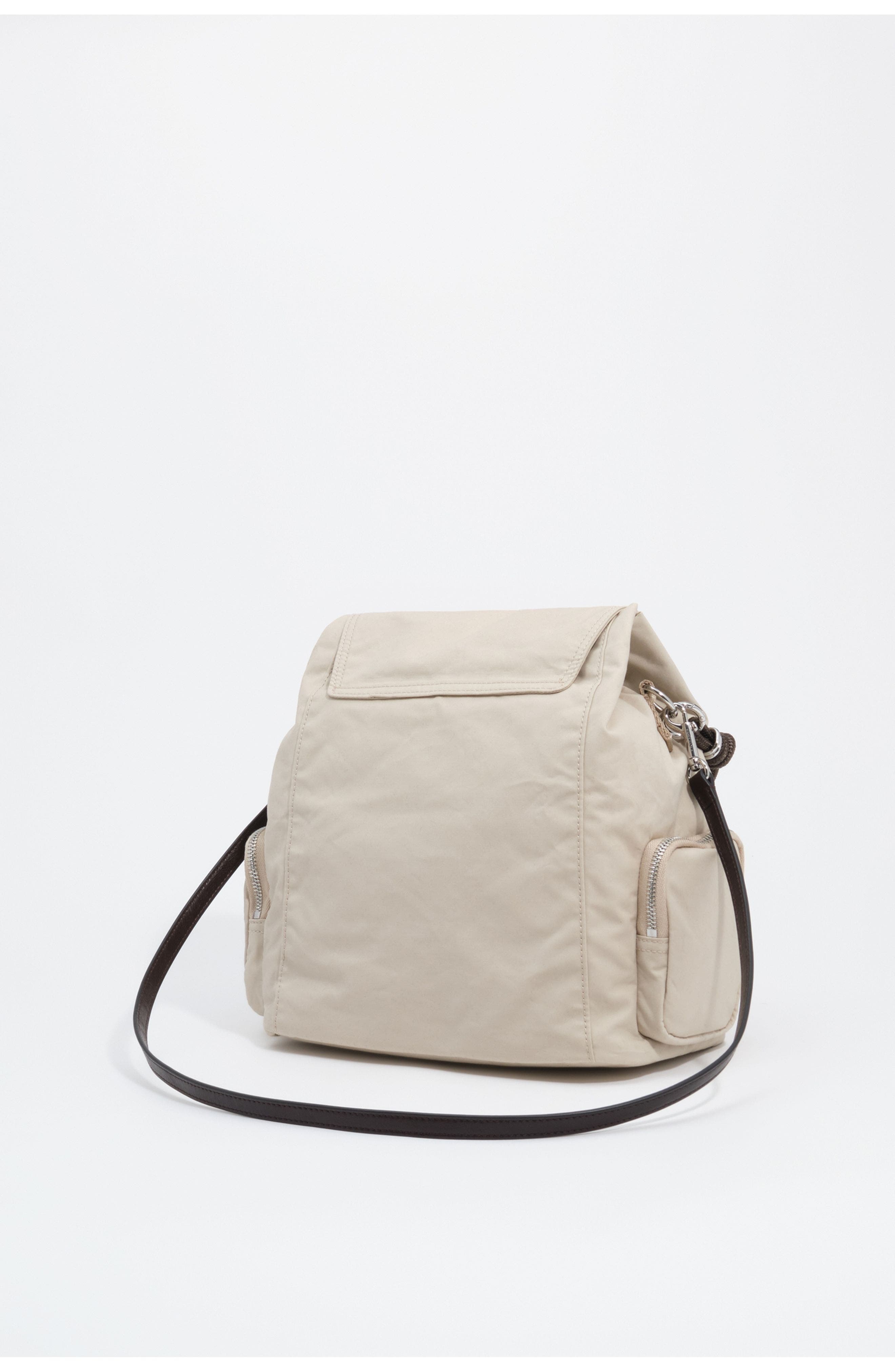 Large Cotton Pocket Backpack, Alternate, color, STONE