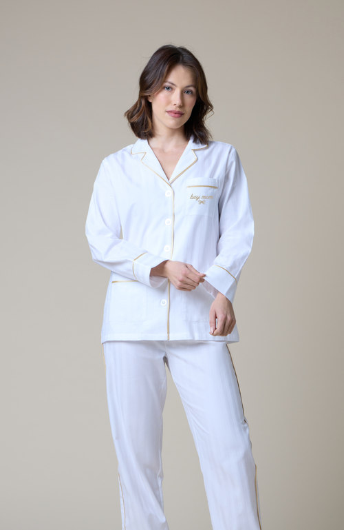 Kip. Kip Boy Mom Cotton Pajama Set