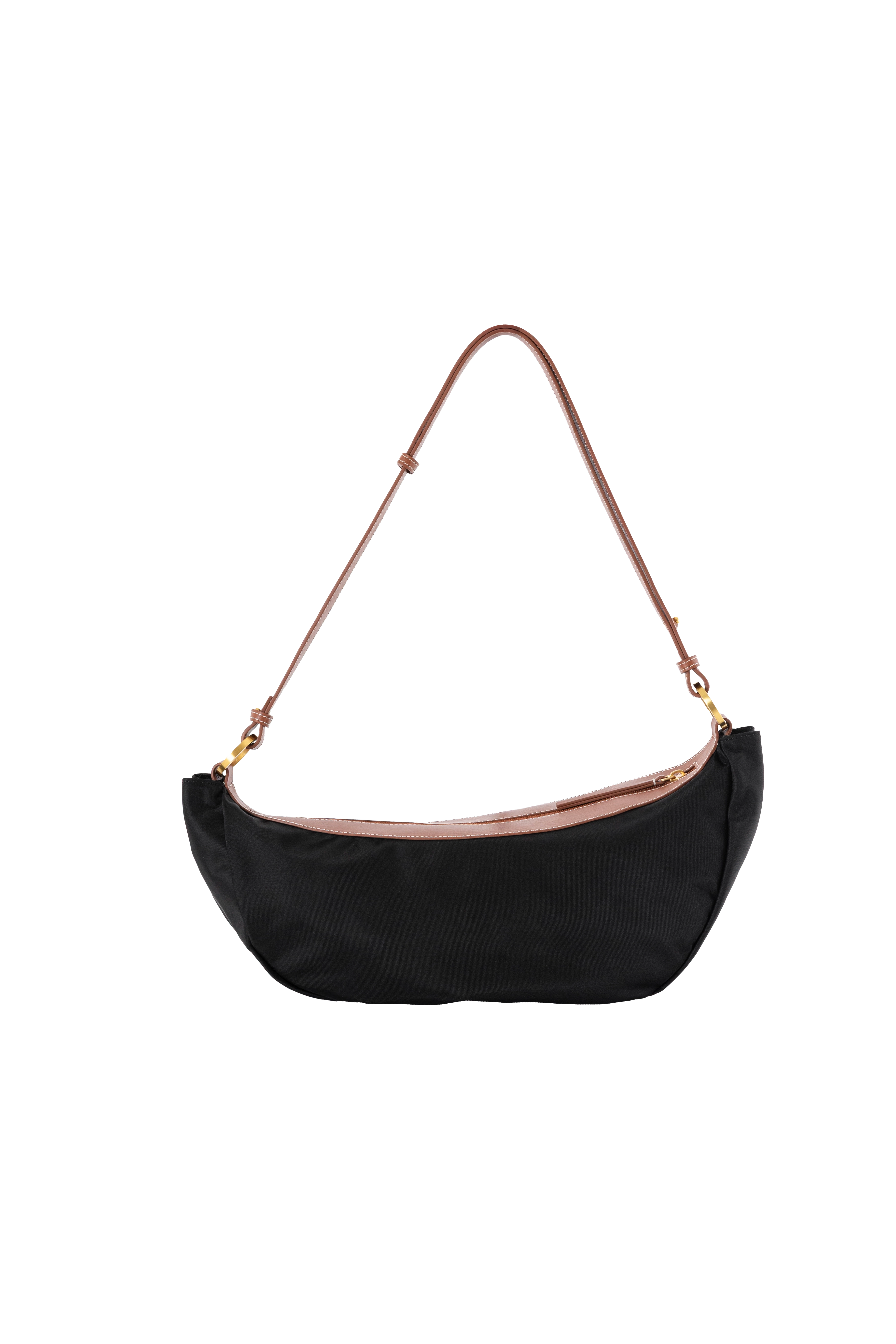 Esthera Luna Half Moon Bag, Alternate, color, Black