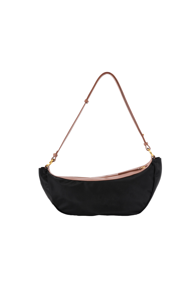 Esthera Luna Half Moon Bag, Alternate, color, Black