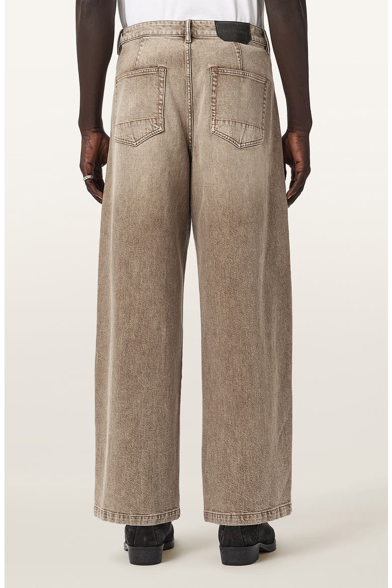 Raafi Wide Leg Jeans, Alternate, color, LIGHT WASHED BROWN