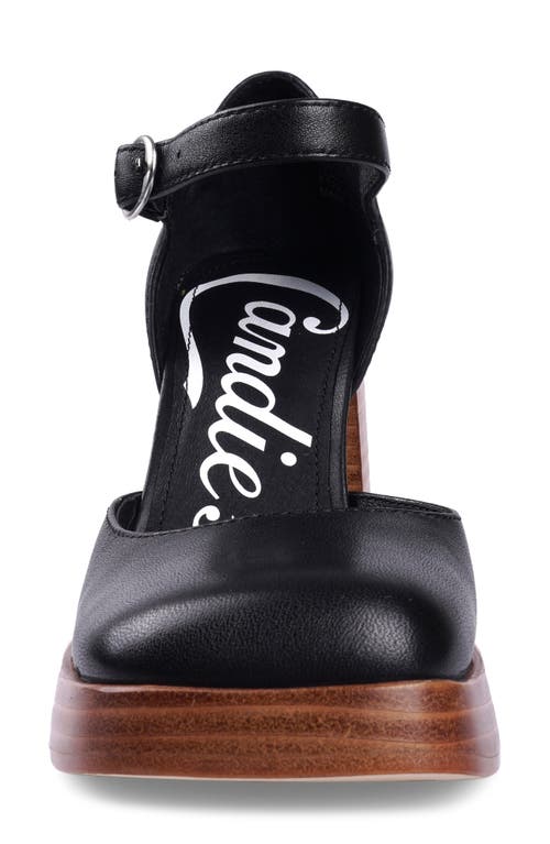 Candies Halt Platform Pump In Black