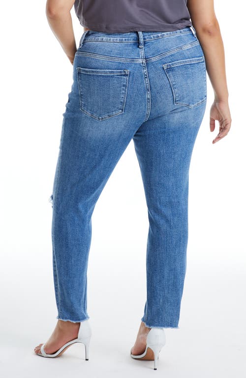 Bayeas Ripped High Waist Ankle Skinny Jeans