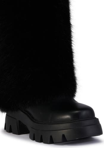 Ahsoka Faux Shearling Lug Sole Boot