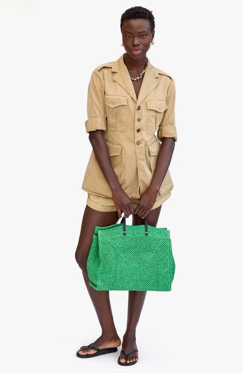 Clare V . Summer Simple Raffia Tote Bag