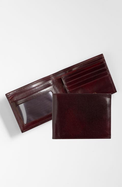 ID Flap Leather Wallet