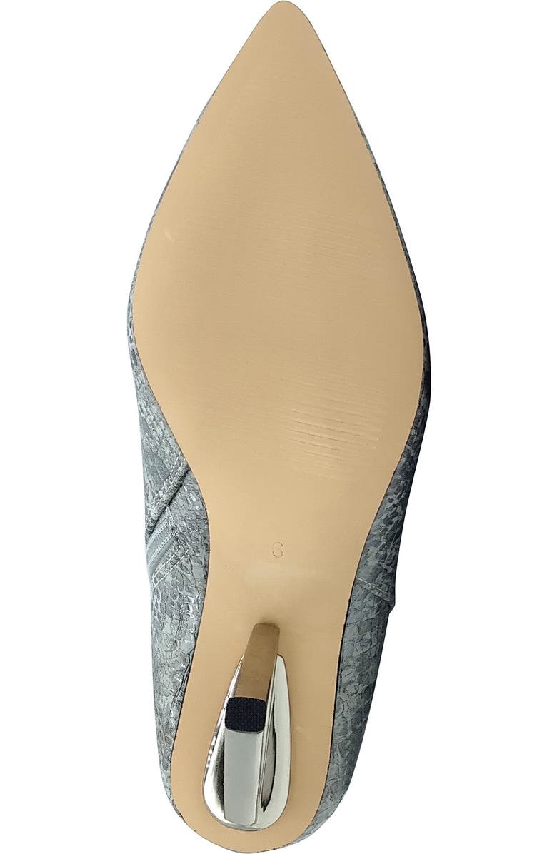 NINETY UNION Gia Triangle Heel Bootie, Alternate, color, Silver