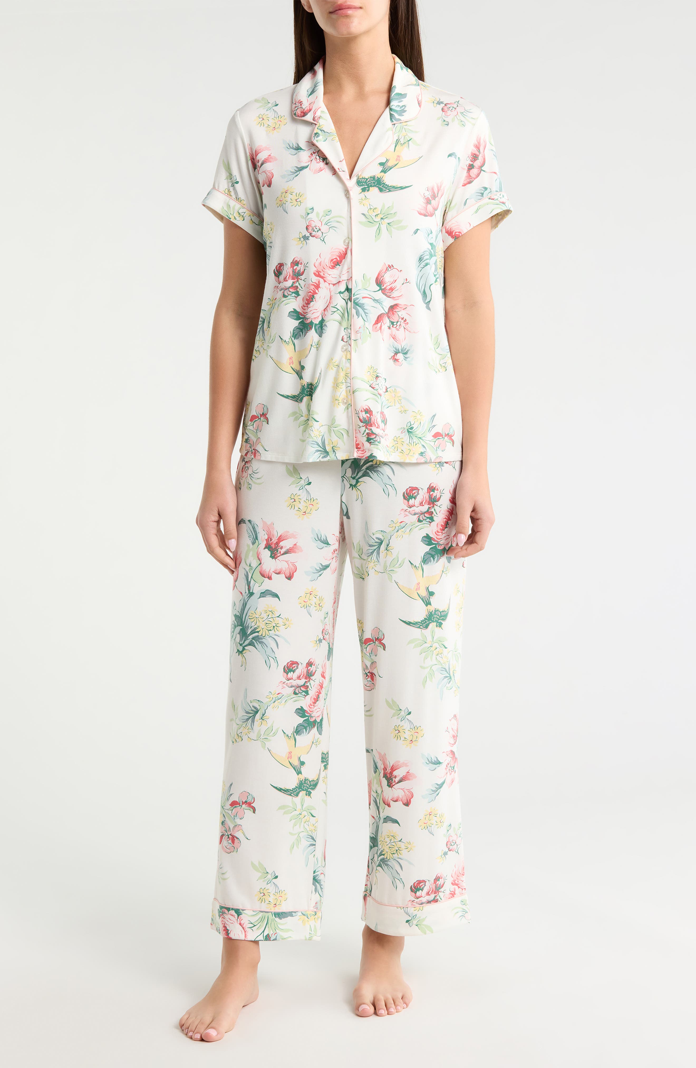 IVORY- CORAL ORANGE BLOSSOM