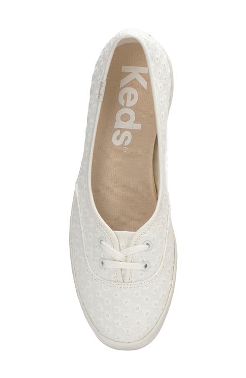 Shop Keds ® Champion Mini Slip-on Sneaker In Snow White Daisey