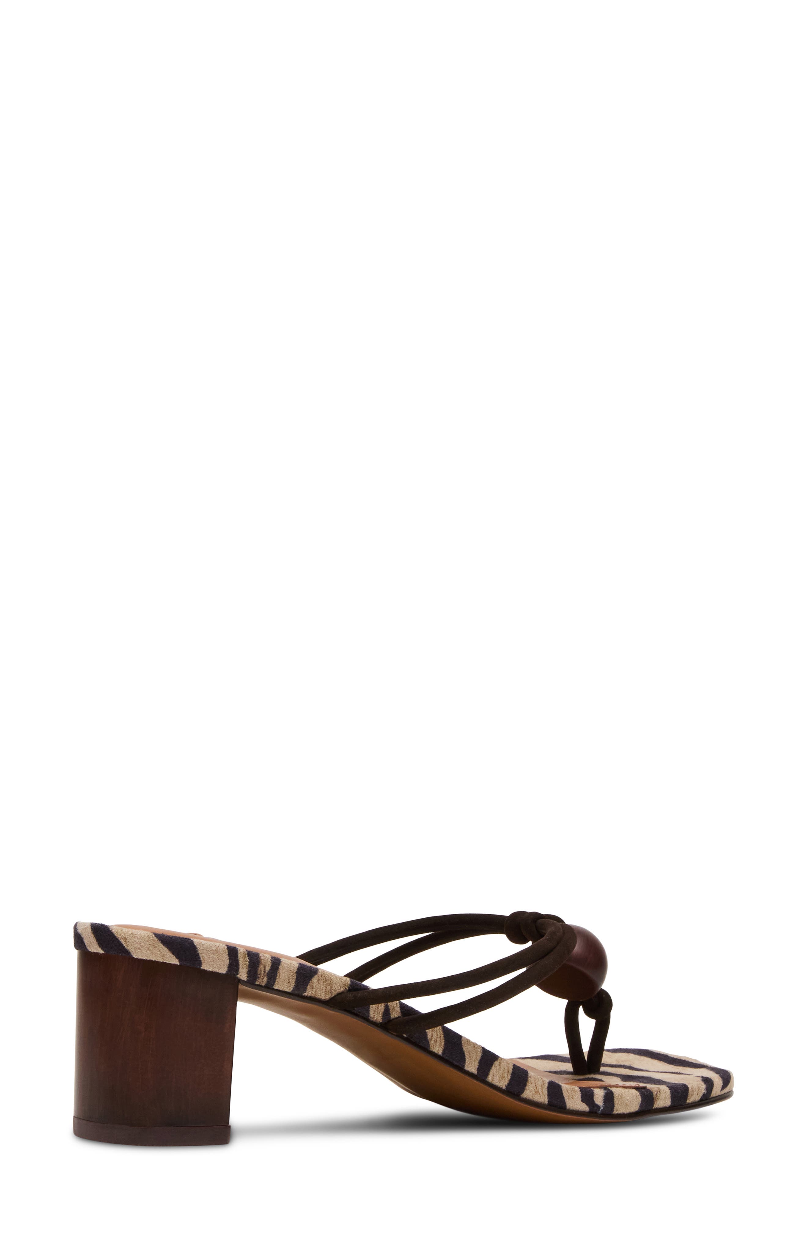 Remedy Block Heel Sandal, Alternate, color, BROWN MULTI