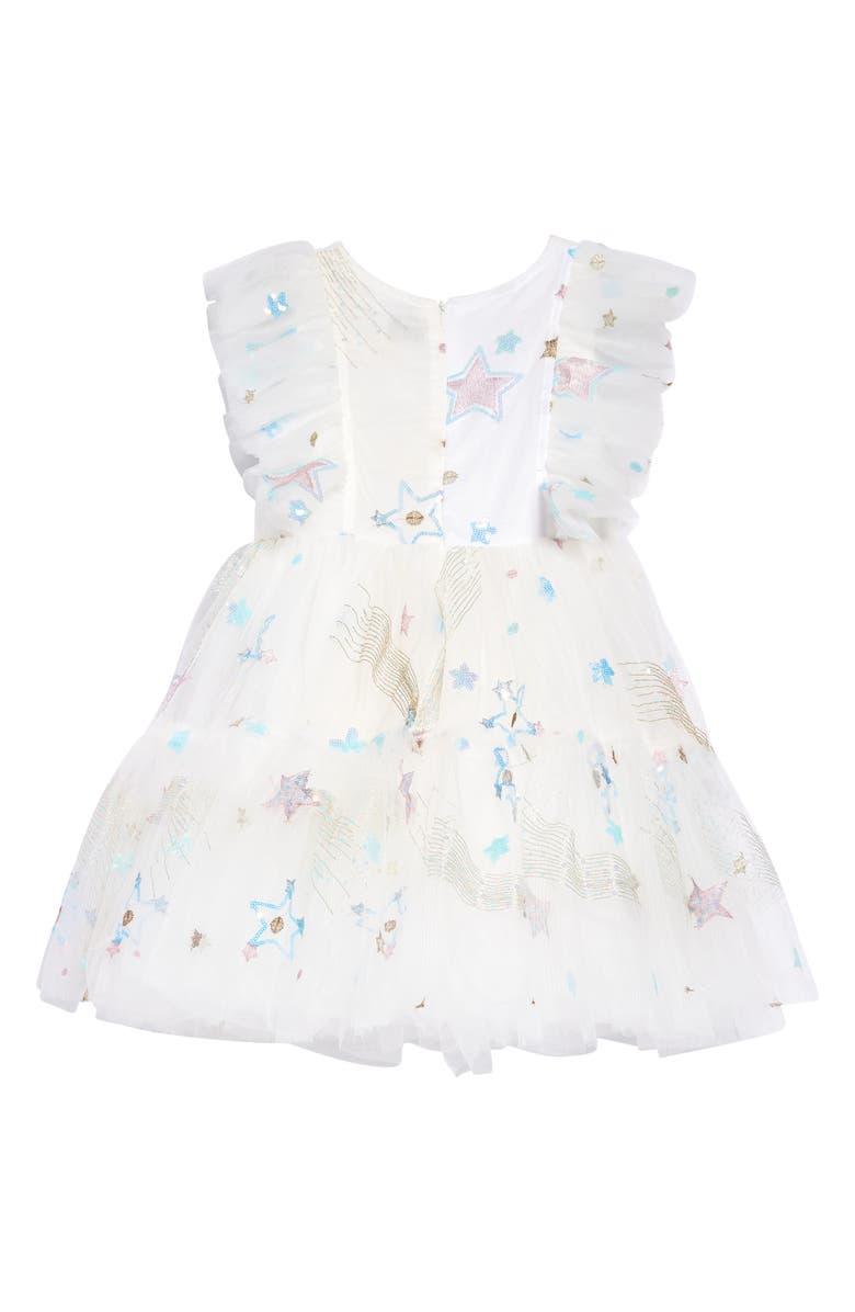 Lola + The Boys Kids' Shooting Star Embellished Tulle Party Dress, Alternate, color,