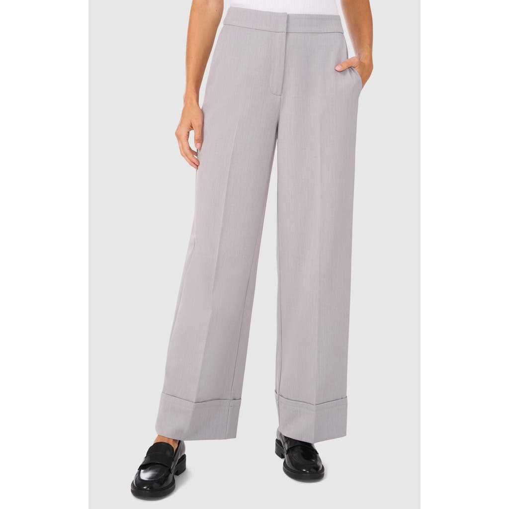 Halogenr Halogen(r) Cuff Wide Leg Pants In Ultimate Grey