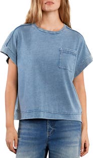 HINT OF BLU Cloud Cotton Slub Pocket T-Shirt