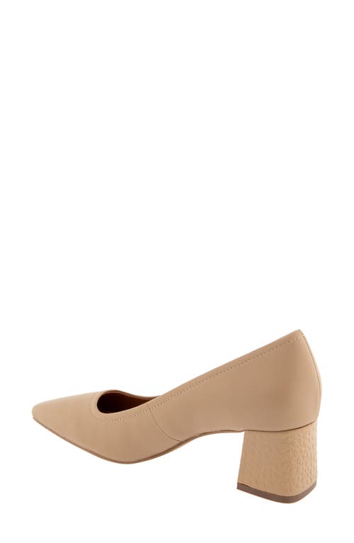 Andre Assous André Assous Amelia Block Heel Pump In Gold