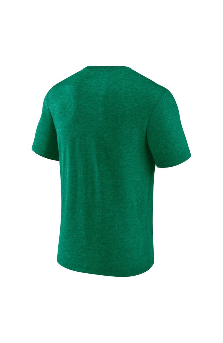 FANATICS Men's Fanatics Branded Heather Green New York Rangers St. Patrick's Day Celtic Arch Tri-Blend T-Shirt, Alternate, color, 