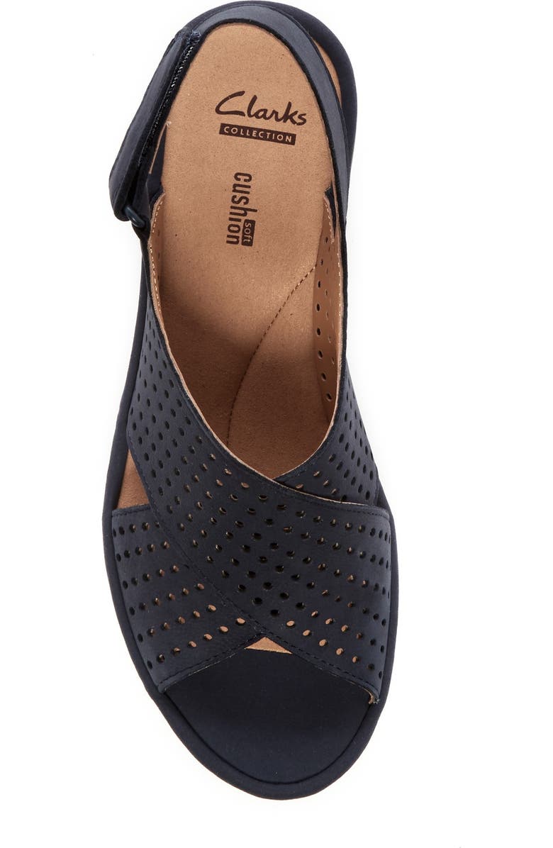 Clarks<sup>®</sup> Reedly Variel Platform Wedge Sandal, Alternate, color,