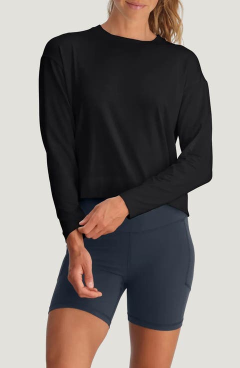 Shade Crossover Long Sleeve Top