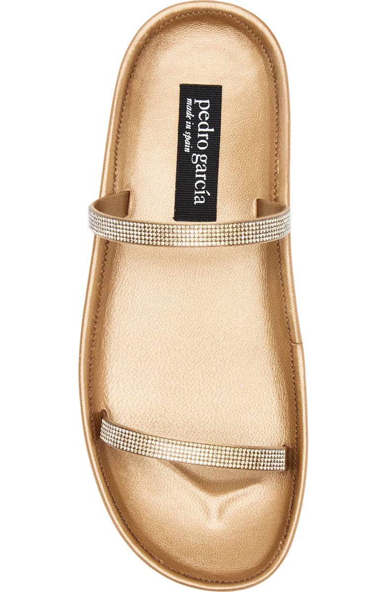 Pedro Garcia Alania Slide Sandal, Alternate, color, Ore Satin