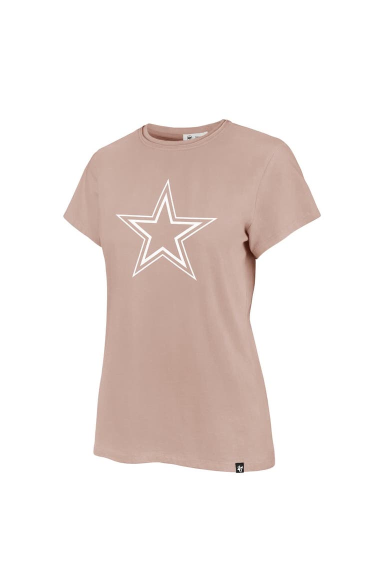 Women's '47  Light Pink Dallas Cowboys Premier Frankie T-Shirt, Alternate, color, Light Pink