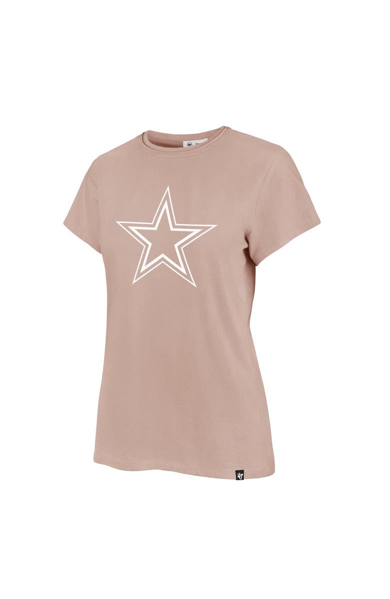 '47 Women's '47  Light Pink Dallas Cowboys Premier Frankie T-Shirt, Alternate, color, Light Pink