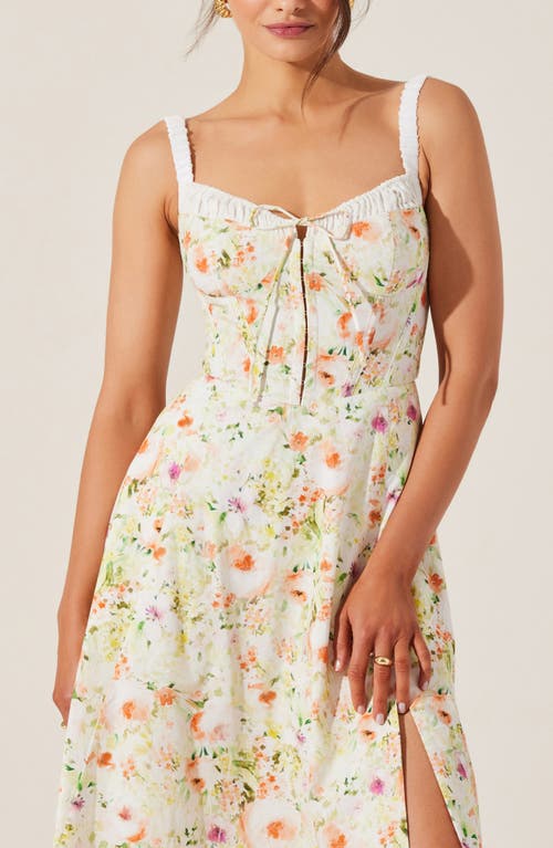 ASTR ASTR THE LABEL JULIETTA FLORAL COTTON DRESS