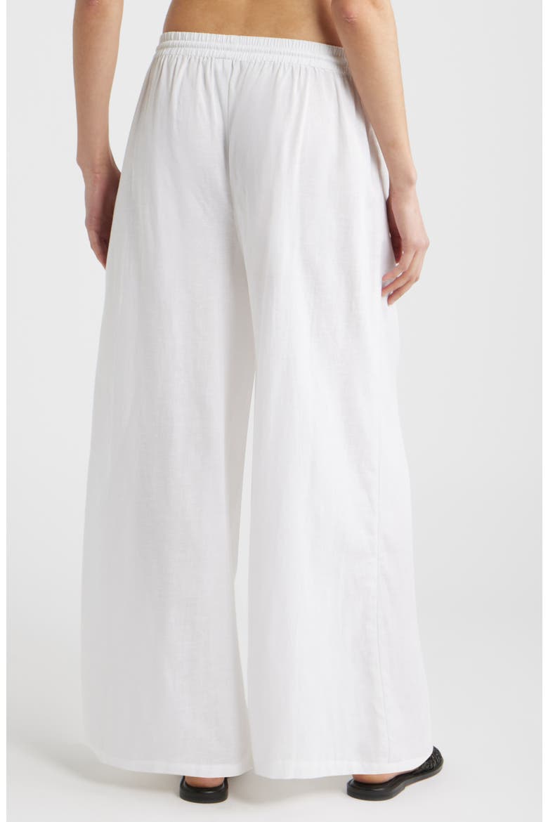 Flowy Cover-Up Pants, Alternate, color, WHITE