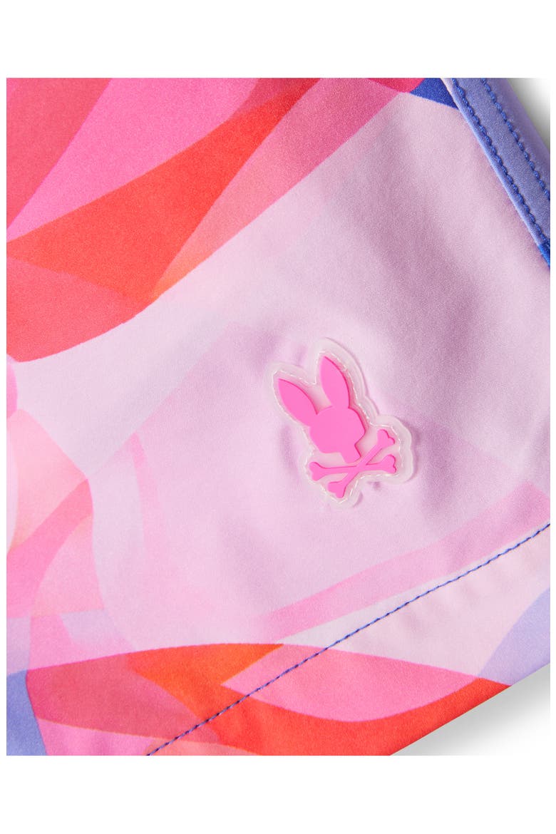 Norridge Print Swim Trunks, Alternate, color, PINK GLOW