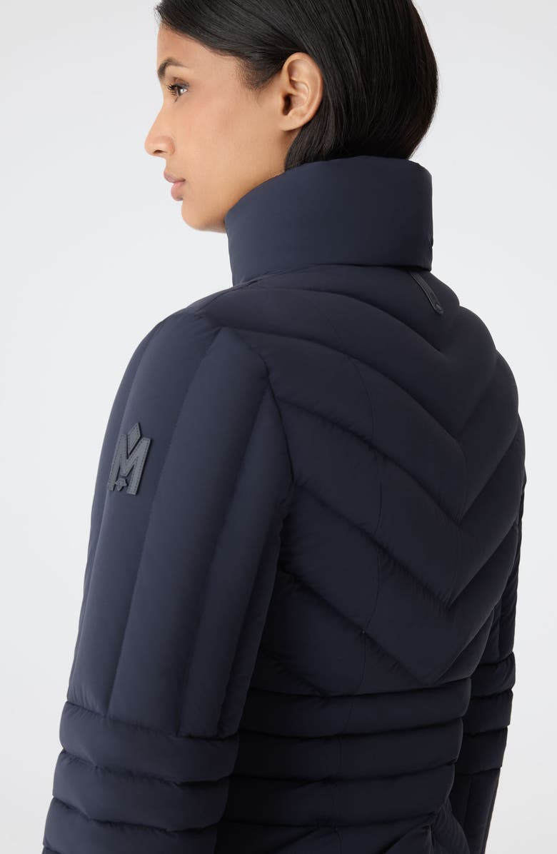 Mackage Nadia Hooded Quilted Down Jacket, Alternate, color, Navy