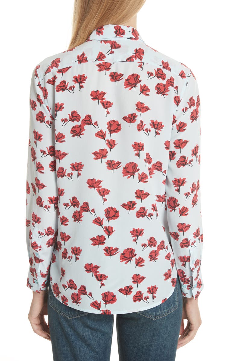 Equipment Leema Floral Silk Shirt, Alternate, color,