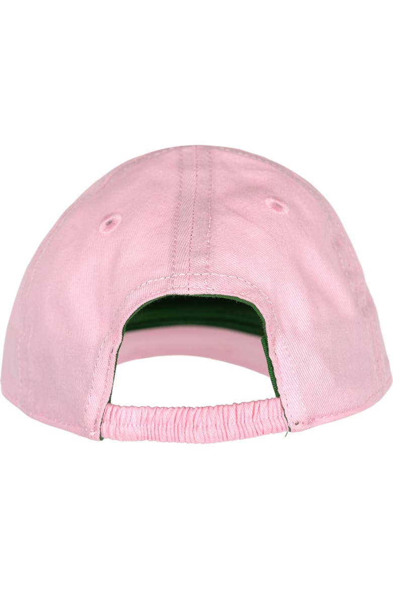 Baseball Cap, Alternate, color, Pink and White
