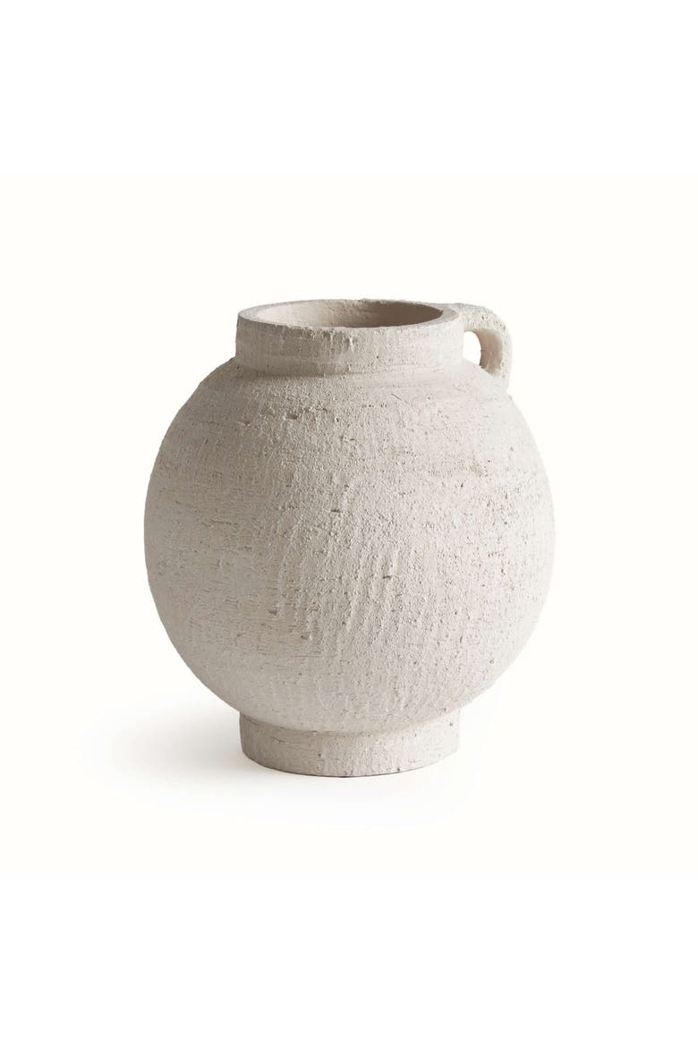 Gianna Vase Medium, Main, color, White