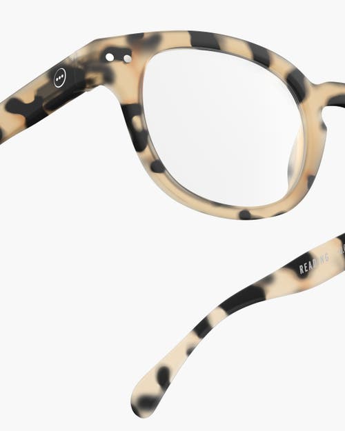 Izipizi #c 49mm Square Reading Glasses In Brown