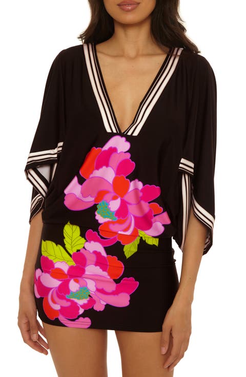 Bougainvillea Cover-Up Dress