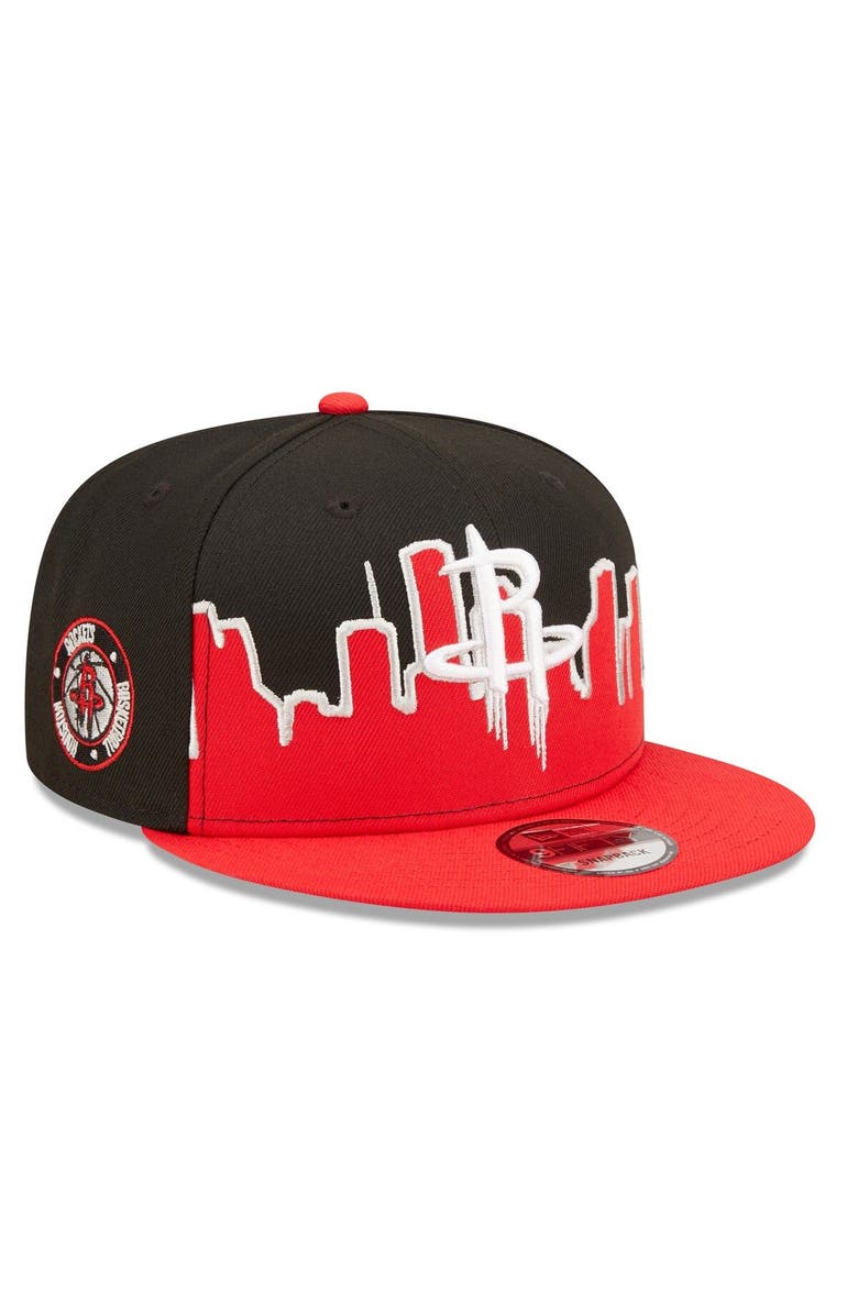 New Era Men's New Era Red/Black Houston Rockets 2022 Tip-Off 9FIFTY Snapback Hat, Main, color, 