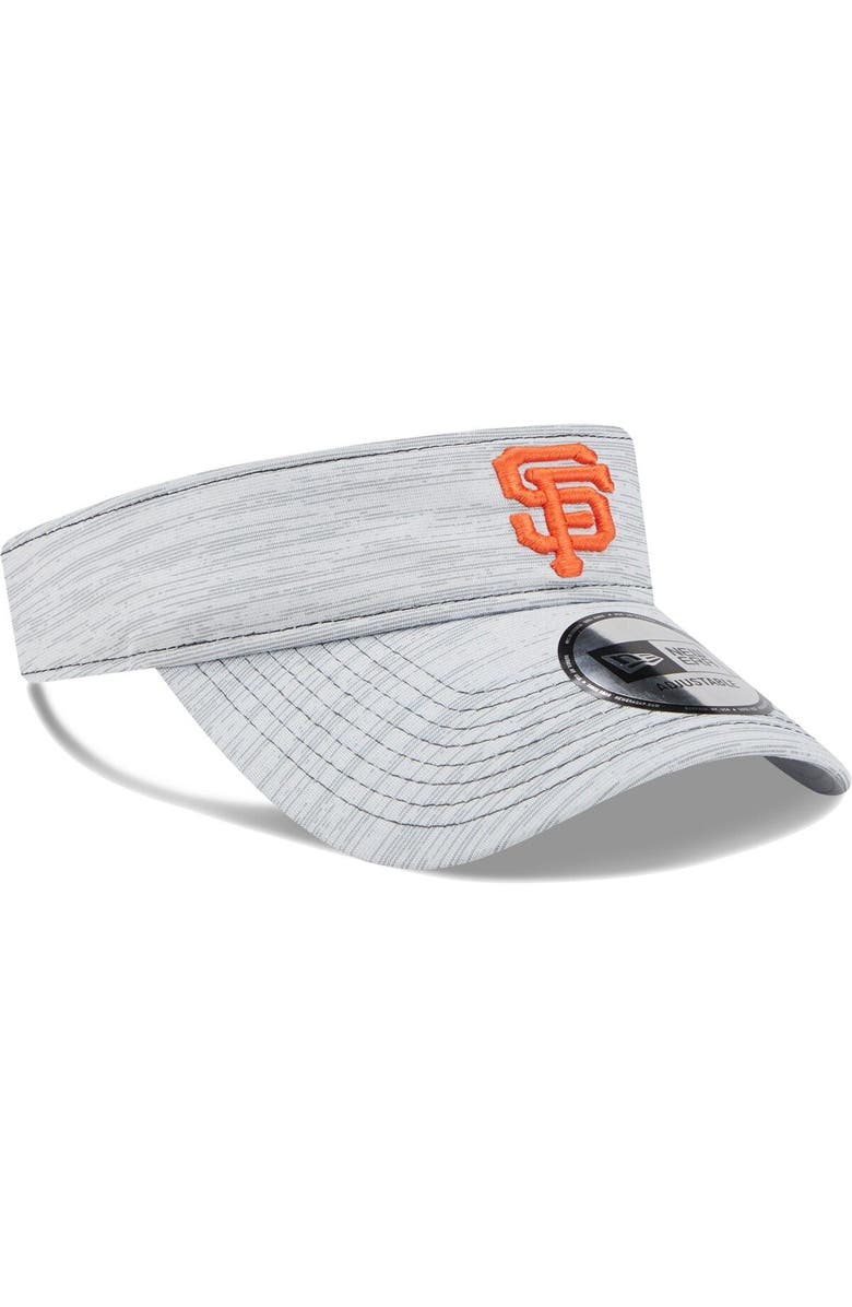 New Era Men's New Era Gray San Francisco Giants Adjustable Visor, Alternate, color, Gray