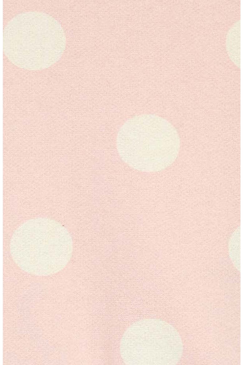 Kids' Sweet Fleece Dress, Alternate, color, PINK ENGLISH DOTS- RAINBOWS