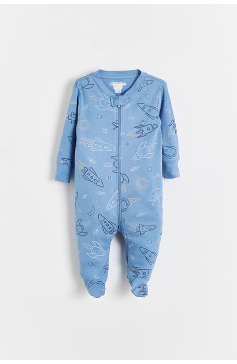 Skyward Zip Footed Pajama for Infant