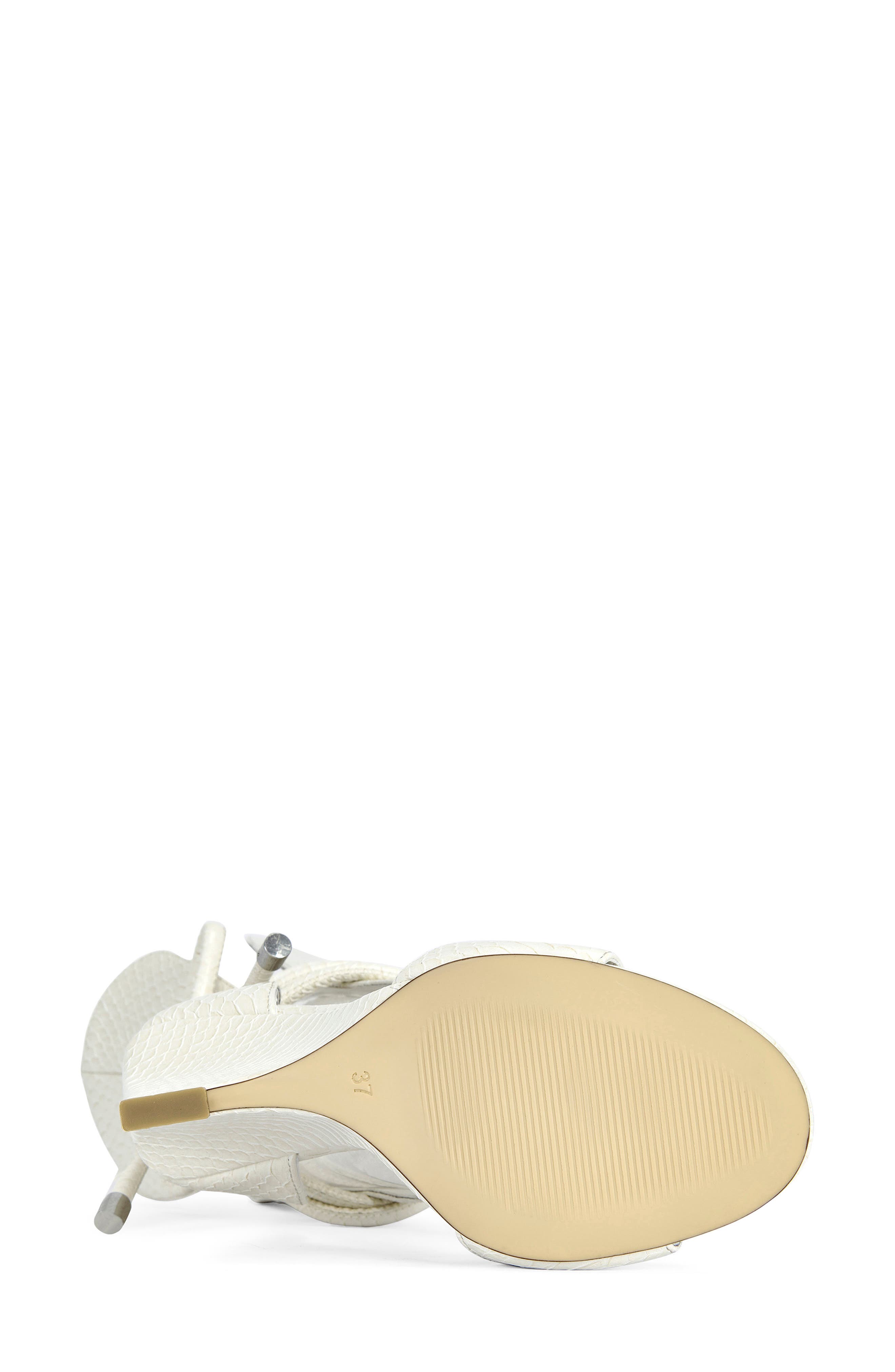 AZALEA WANG Douma Wedge Sandal, Alternate, color, White