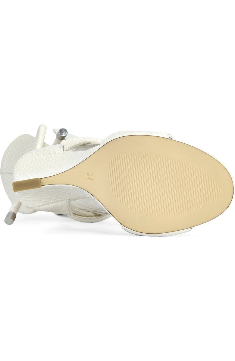 AZALEA WANG Douma Wedge Sandal, Alternate, color, White