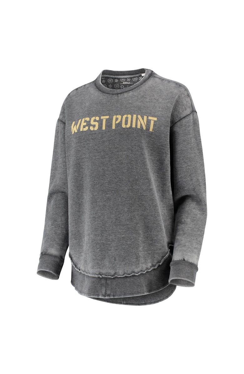 PRESSBOX Women's Pressbox Black Army Black Knights Vintage Wash Pullover Sweatshirt, Alternate, color,